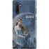 Fairy with Black Cat Sitting on Moon by Nene Thomas Galaxy Cases